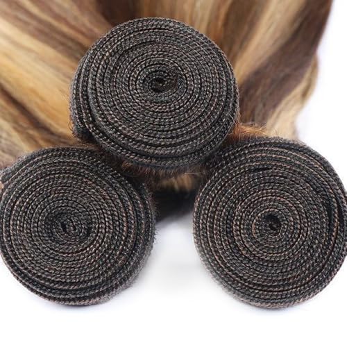 P33/613 Straight Human Hair Bundles 20 22 24 Inch