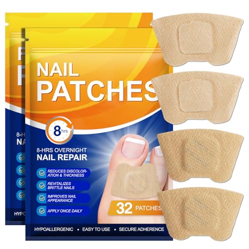 Overnight Toenail Care Patches for Dry & Damaged Nails - 2 Pack