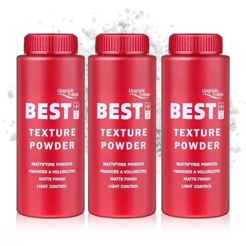 ZHISHUDL Hair Texture Powder Pack of 3 - Volumizing, Natural & Long-Lasting