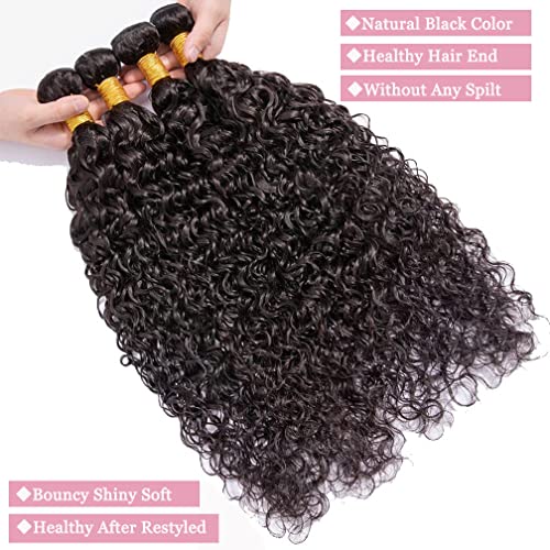32 Inch Deep Wave Hair Bundles - 100% Brazilian Virgin Human Hair