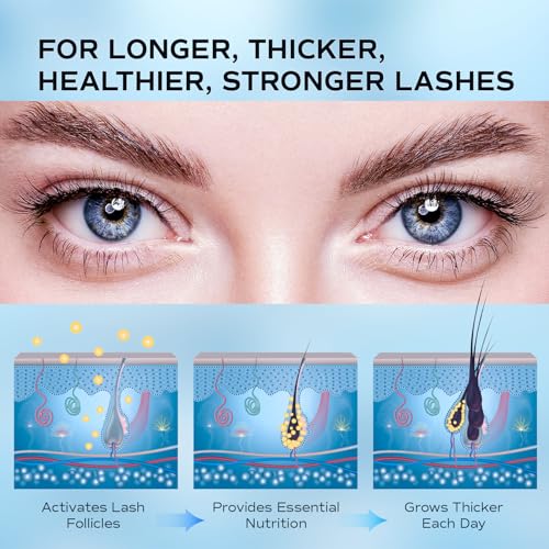 LashRay Eyelash Growth Serum - Natural Peptide Formula