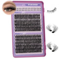 Lash Cluster with Bottom Lashes 14-22mm Long 30D+40D Thick Cluster Eyelash Extensions Flat D C Volume 276Pcs Individual Lashes Soft Wispy False Eyelashes DIY Lash Extension, by Hushlibaby
