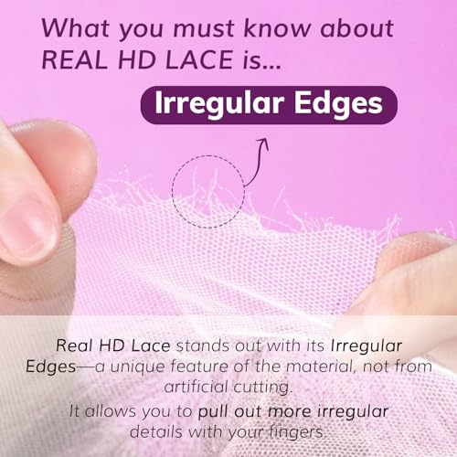 IDN BEAUTY SKINLIKE REAL HD 2X6 Lace Closure Human Hair 18 Inch Body Wave Closure Bleached Single Knots HD Closure Ultra-thin 2x6 Lace Closure Virgin Human Hair 0.1 mm Pre Plucked Hairline Closure