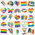 Rainbow Temporary Tattoos 148 Sheets - Pride Waterproof
