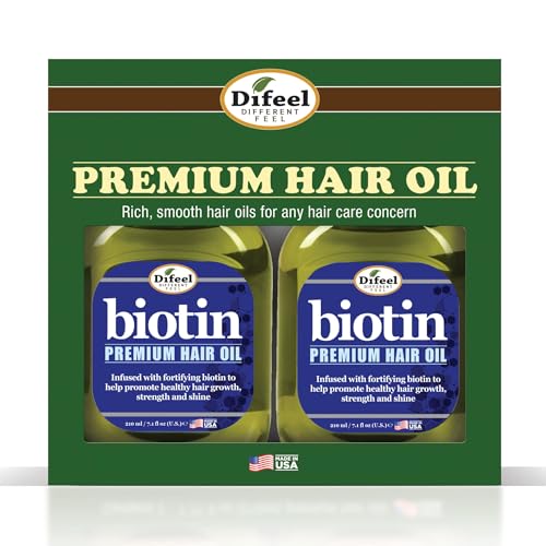 Difeel Premium Biotin Hair Oil 7.1 oz. - Deluxe 2-PC GIFT SET