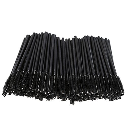 Disposable Eyelash Brush Wands 200 Pack for Lash & Brow Extensions, Mascara, Makeup