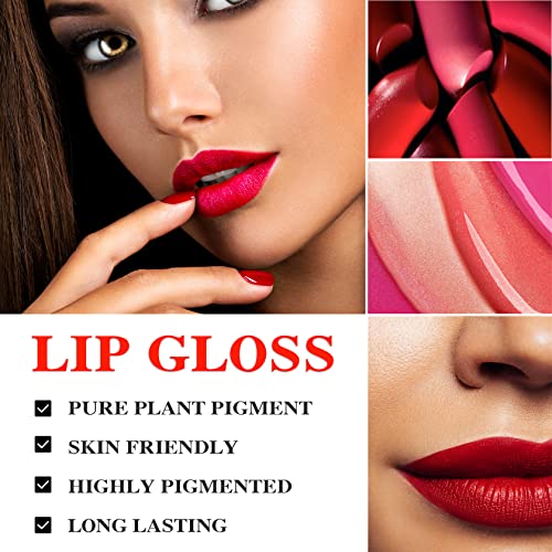 12 Colors DIY Lip Gloss Pigment Set – Natural Liquid Dyes