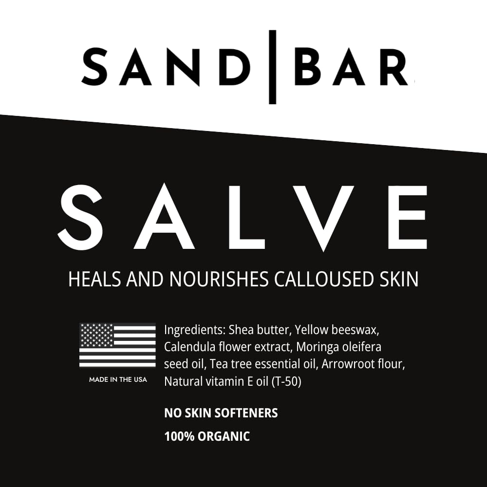 SandBar Natural Callus Salve - Revitalizing Callus Balm - Heal, Nourish & Maintain Your Calluses - On The Go Callus Repair & Care - Convenient Essential - Immediate Relief For Callus Tears