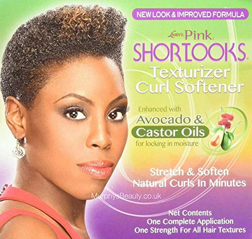 Pink Short Looks No-Lye Hair Texturizer Kit