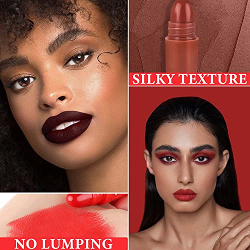 18 Colors Mini Matte Capsule Lipstick Set - Long Lasting