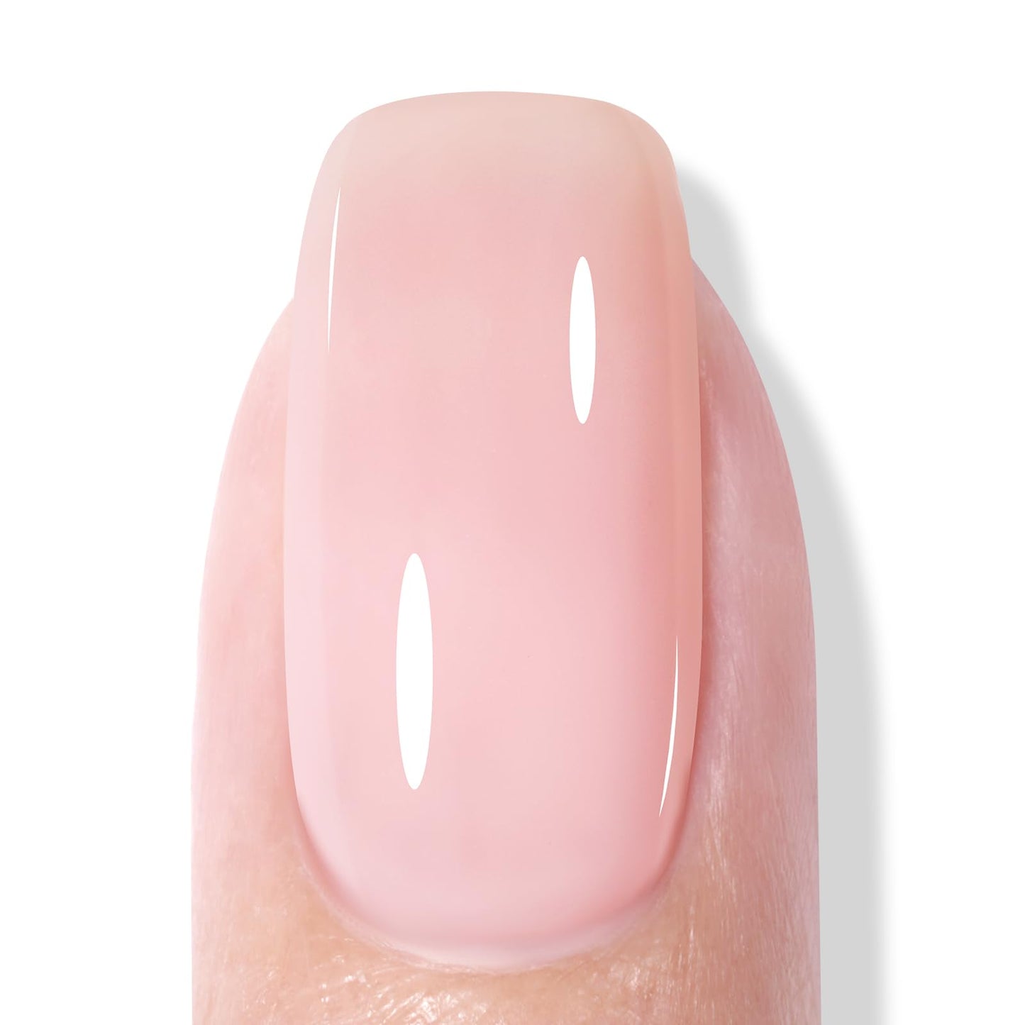 AILLSA Nude Gel Polish Pink Bunny Jelly Gel Nail Polish Sheer Neutral Translucent Gel Polish Long Lasting Milky Natural Color Nails Soak Off U V Gel for Nail Art at Home Valentine Gift 0.51 Oz GD53