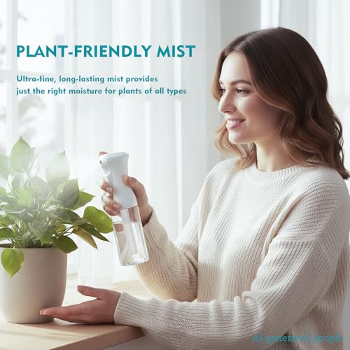 Continuous Spray Bottle for Hair 6.8oz | Ultra Fine Mist