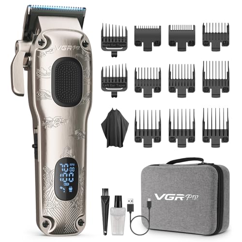 VGRPRO Cordless Hair Clippers for Men - Professional Barber Kit