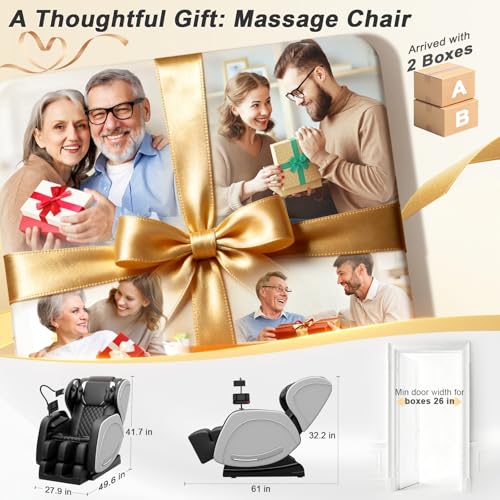 Megashock Full Body Massage Chair with Heat & Zero Gravity Recline