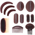 Invisible Hair Clip Comb Volume Tool - 12-Piece Set for Straight Hair