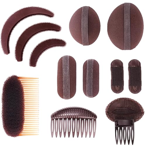 Invisible Hair Clip Comb Volume Tool - 12-Piece Set for Straight Hair