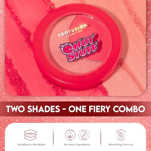 Profusion Casper & Hot Stuff Blush Duo - Matte & Shimmer