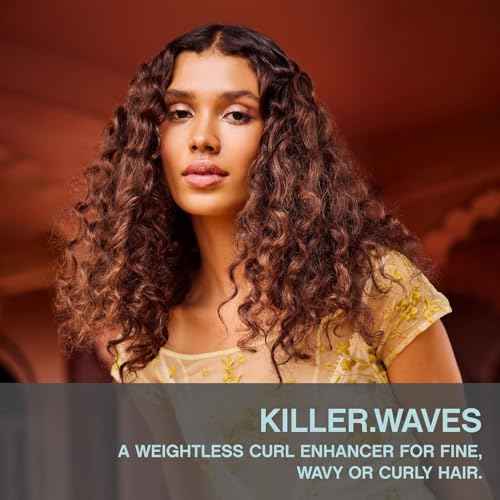KEVIN.MURPHY KILLER.WAVES - Wave Enhancer for Fine Hair - For Wavy & Curly Hair - Weightless Curl Enhancer - Frizz Reduction - Daily Hair Care - 150 mL / 5.1 fl oz