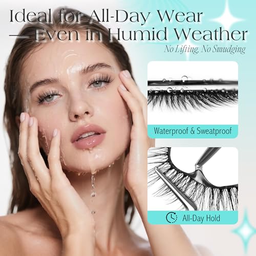Self Adhesive Eyelashes No Glue Needed Reusable 5 Pairs