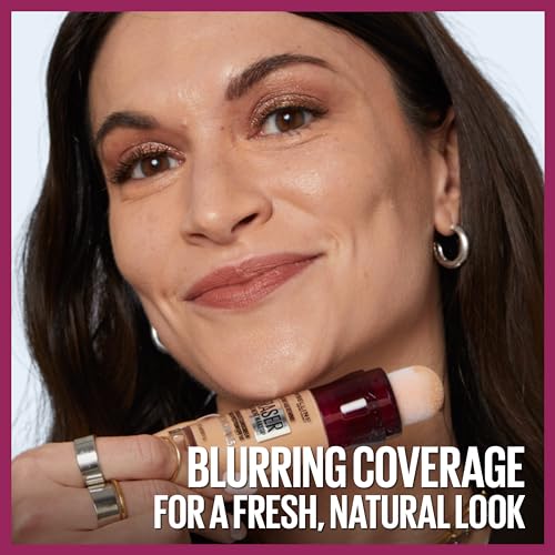 Maybelline Instant Age Rewind Eraser Treatment Makeup with SPF 18, Anti Aging Concealer Infused with Goji Berry and Collagen, Creamy Natural, 1 Count