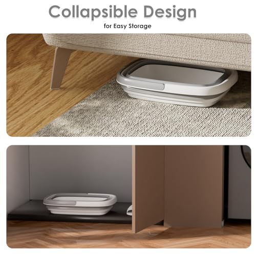 Collapsible Foot Bath Basin with Massage Acupoints