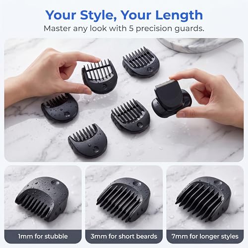 Braun Series 5/6/7 Beard Trimmer Attachment with 5 Comb Guards 1–7mm | Snugluxe