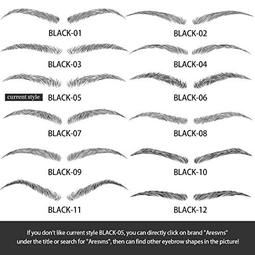 4D Eyebrow Tattoos 66 Pairs - Waterproof Lifelike Fake Eyebrows