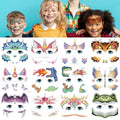 Face Tattoos for Kids - 24 Sheets Water Transfer Stickers