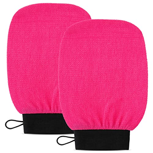Clarial Exfoliating Gloves for Body & Face - Microfiber Scrub Mitts