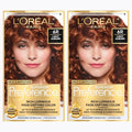L'Oreal Paris Superior Preference Light Auburn Permanent Hair Dye Kit 6R (Pack of 2)