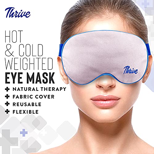 Thrive Clay Bead Heated & Cooling Eye Mask for Dry Eyes & Puffiness
