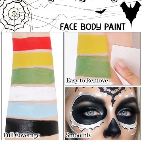 Shrek Makeup Kit - Green Face Paint for Halloween Cosplay