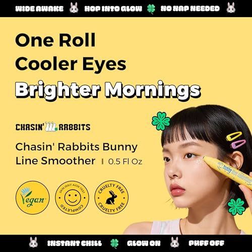 Chasin' Rabbits Bunny Line Smoother Eye Cream Roller 0.5oz
