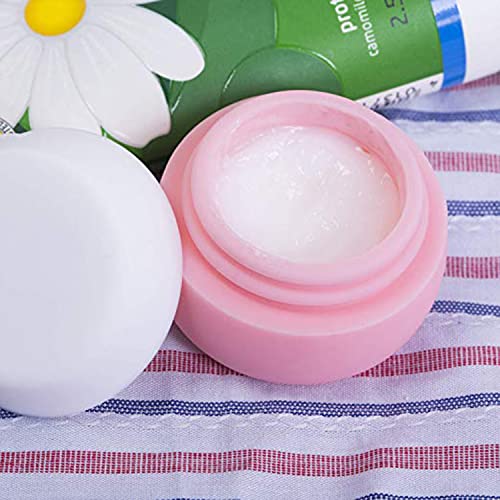 Silicone Travel Cream Jars TSA Approved - 4 Pack Leakproof