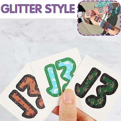 30 Pcs Concert Merch,13 Temporary Tattoo,13 Tattoo,Hand tattoo,Star Temporary Tattoos,Concert Accessories for Singer Gifts