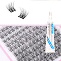 120pc Wispy Lash Clusters - DIY Eyelash Extensions, C Curl, 10-14mm