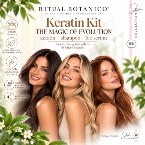 Skin Revolution Ritual Botanico Organic Keratin Hair Treatment Set 8.45 Fl Oz