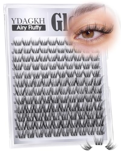 Glosa Lash Clusters 10-18mm Wispy Eyelash Extensions