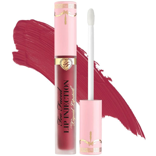 Too Faced Lip Injection Power Plumping Cream Longwear Liquid Lipstick, 0.1 fl. oz., Big Lip Energy