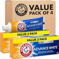 ARM & HAMMER Advance White Whitening Toothpaste - Clean Mint, 6 oz (4-Pack)