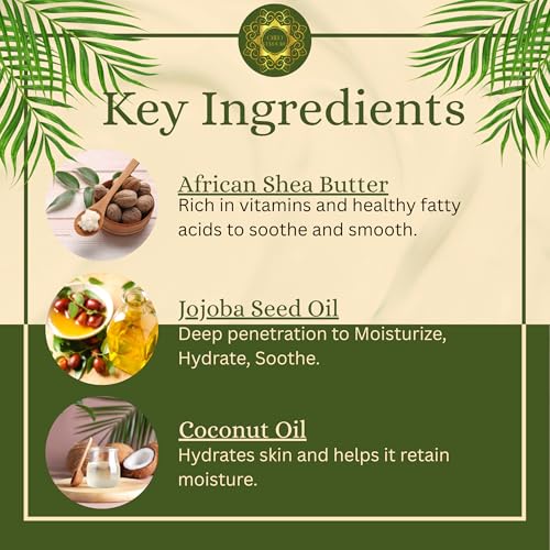 Daily Glow Face Moisturizing Cream - Ultra Hydrating Facial Moisturizer with Vitamin E, Jojoba Oil & African Shea Butter. Lightweight, Nutrient Rich Formula for Dry, Sensitive Skin. 2oz