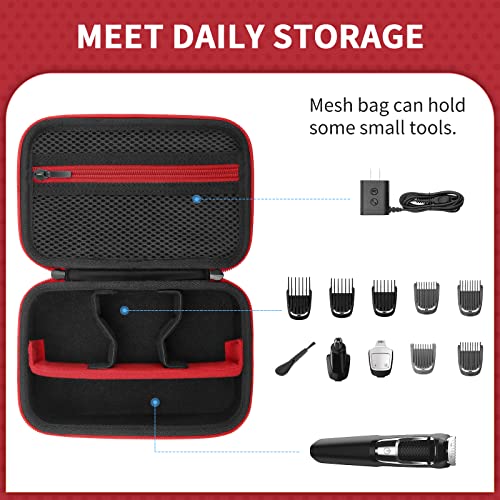 Yinke Travel Storage Case for Philips Norelco Multigroom Series 3000/5000 Beard & Hair Trimmers