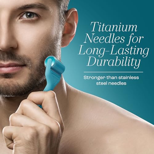Scalp Derma Roller 0.25mm – 1200 Titanium Needles
