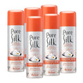 Pure Silk Sensitive Skin Shaving Cream for Women - 7.25 OZ Pack of 6