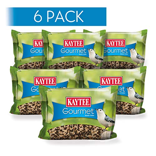 Kaytee Wild Bird Gourmet Seed Cake, 2 Pound, 6 Pack