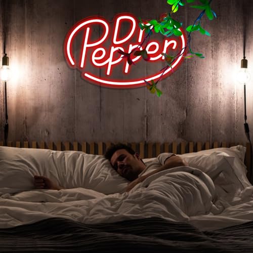 Red Neon Sign Light 16x10 Inch LED Wall Decor