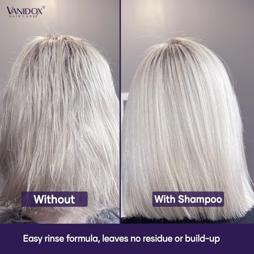 VANIDOX Purple Shampoo for Silver & Grey Hair, 16 fl oz