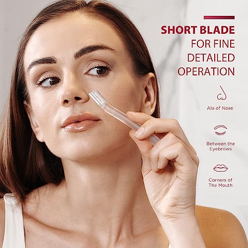 6 Count Dermaplaning Razors for Women - Exfoliation & Hair Removal