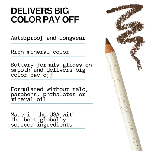 Pacifica Waterproof Eyeliner Pencil in Fringe Brown