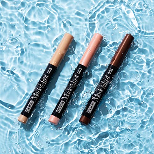 Pupa Milano Made To Last Waterproof Eyeshadow - Long Wear, Pigmented Cream Shadow Stick - Smudge Proof, Easy Blending Formula - Satin, Pearl, and Metallic Shades - 002 Soft Pink - 0.049 oz